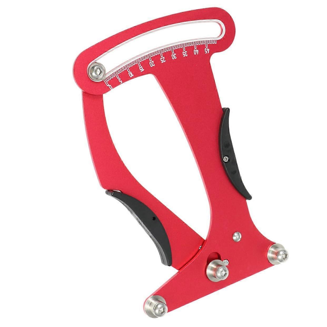 Bicycle Spoke Tension Meter Tool Red for Road Bike and Mountain Bike Accurate Tension Gauge for Building Wheel