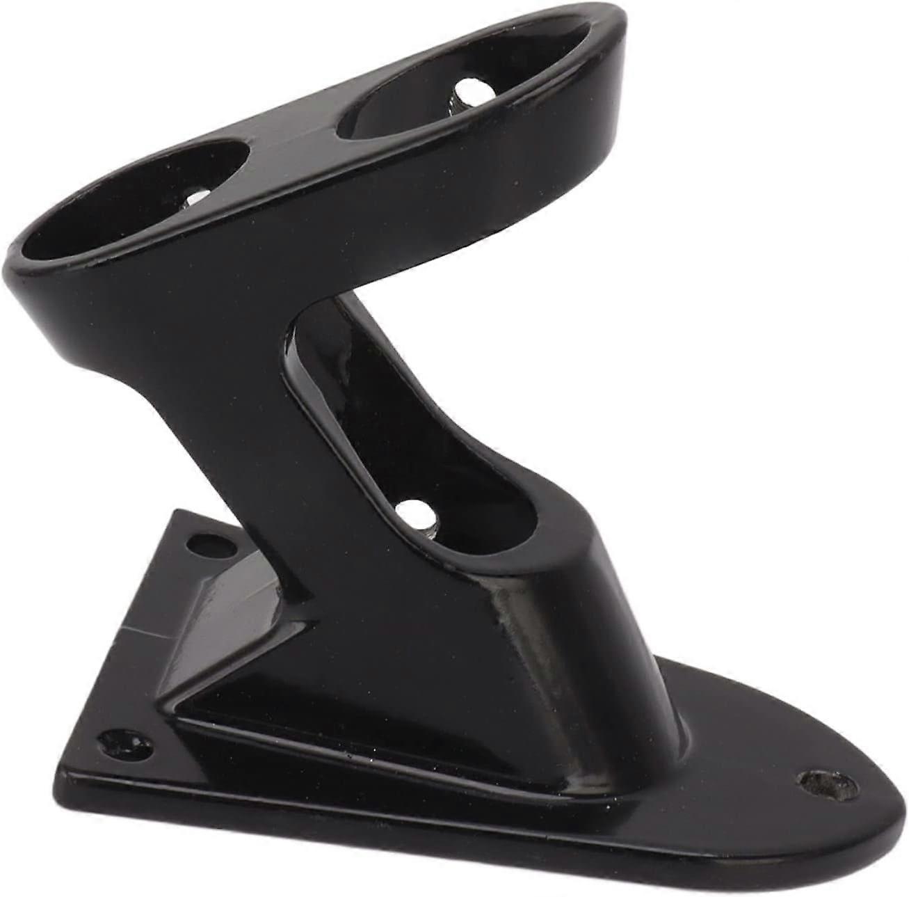 Flag Pole Bracket Aluminum Alloy Rustproof Flag Pole Bracket Prevent Rust Outdoor Double Hole Concealed Clip