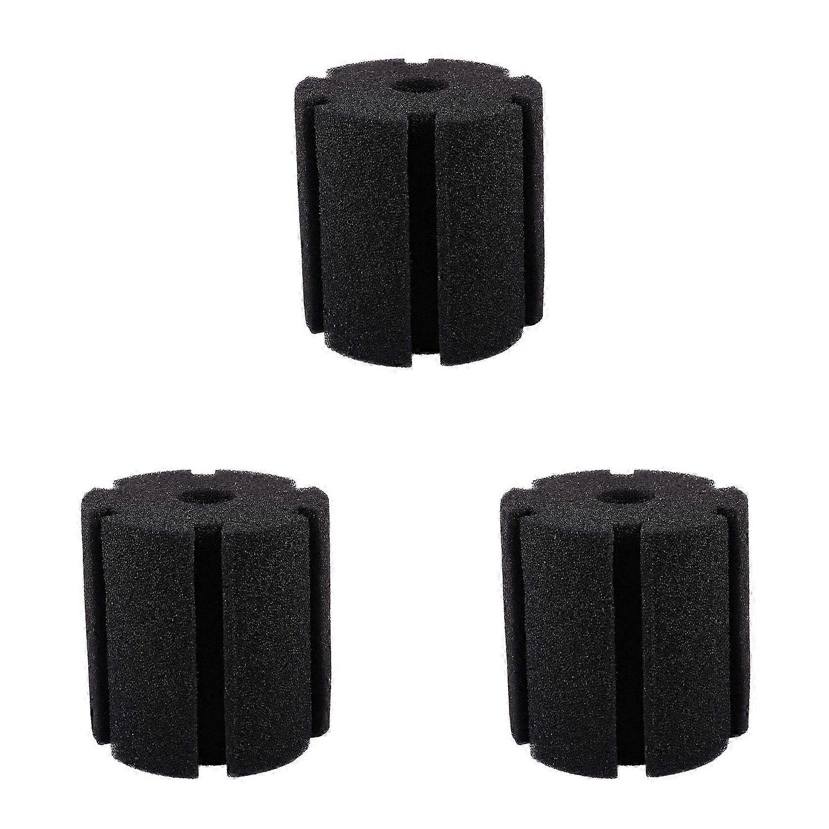 Aquarium Filter Biochemical Sponge Foam, Replacement, Black, 3x