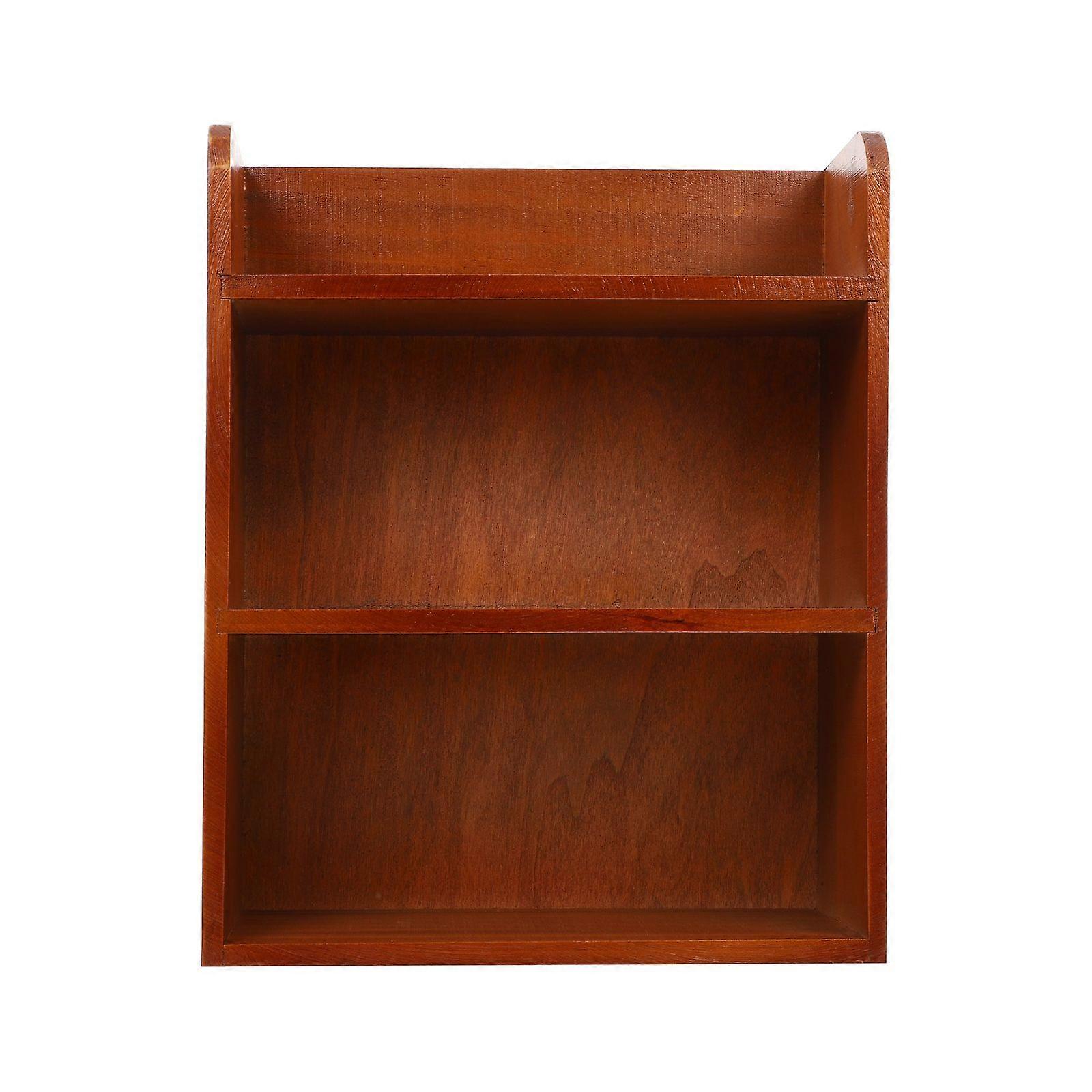 1PC Japanese-style Desktop Solid Wood Rack Multi-layer Mini Storage Holder