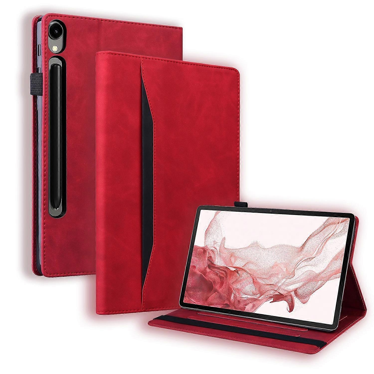 Splicing Shockproof Smart Leather Tablet Case