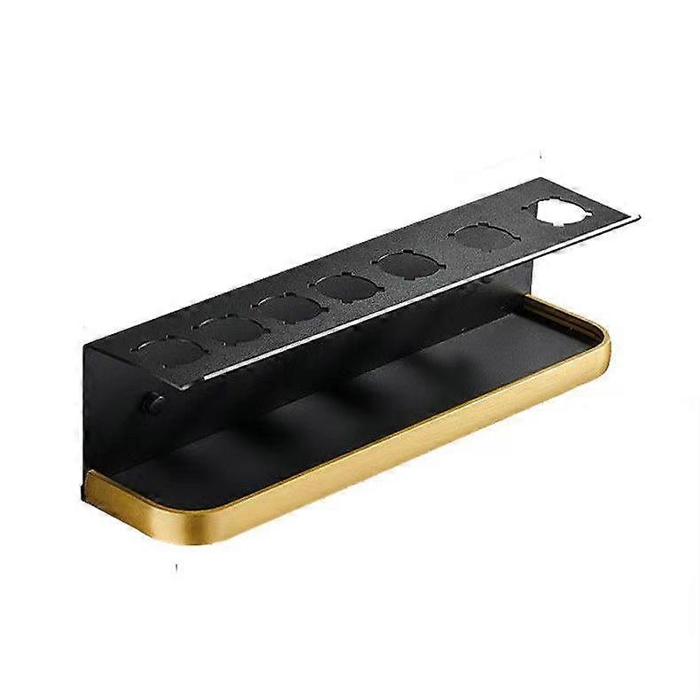 For Dyson Airwrap Wall-mounted Shelf Storage Rack B Type Black Gold