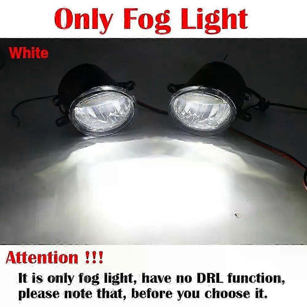 Compatible 2in1 Car Front Bumper Led Fog Light Assembly Drl Daytime Running Lamp 30w H11 12v For Lexus Rx350 Rx450h 2010 2011 2012 2013