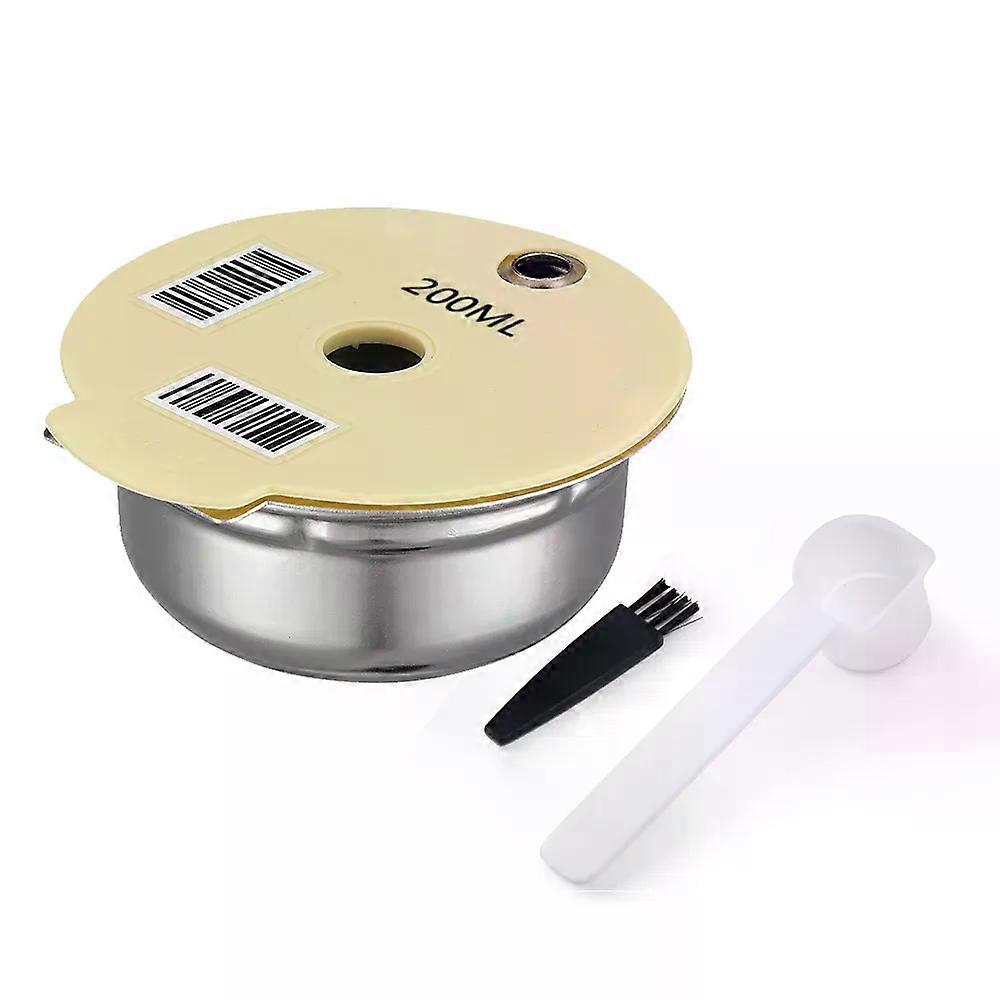 Stainless Steel Reusable Capsule Pod compatible for Bosch Tassimo Coffee Machine Espresso Coffee Maker Accessories Filters