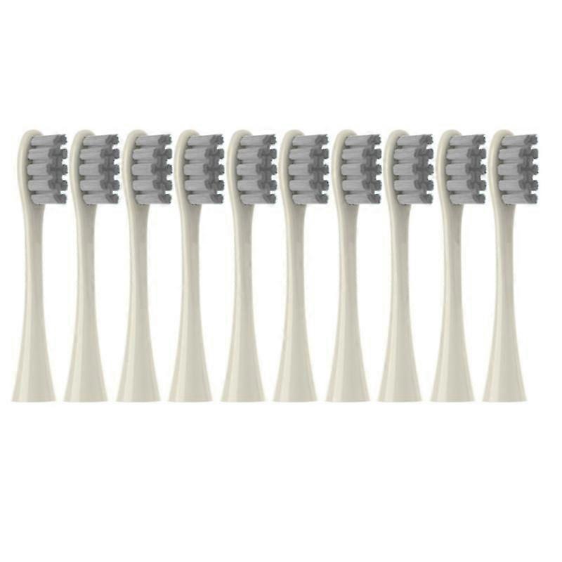 10PCS Replacement Brush Heads for Flow/X/ X PRO/F1/ One/ Air 2 Electric Toothbrush Soft Bristle Nozzles,G