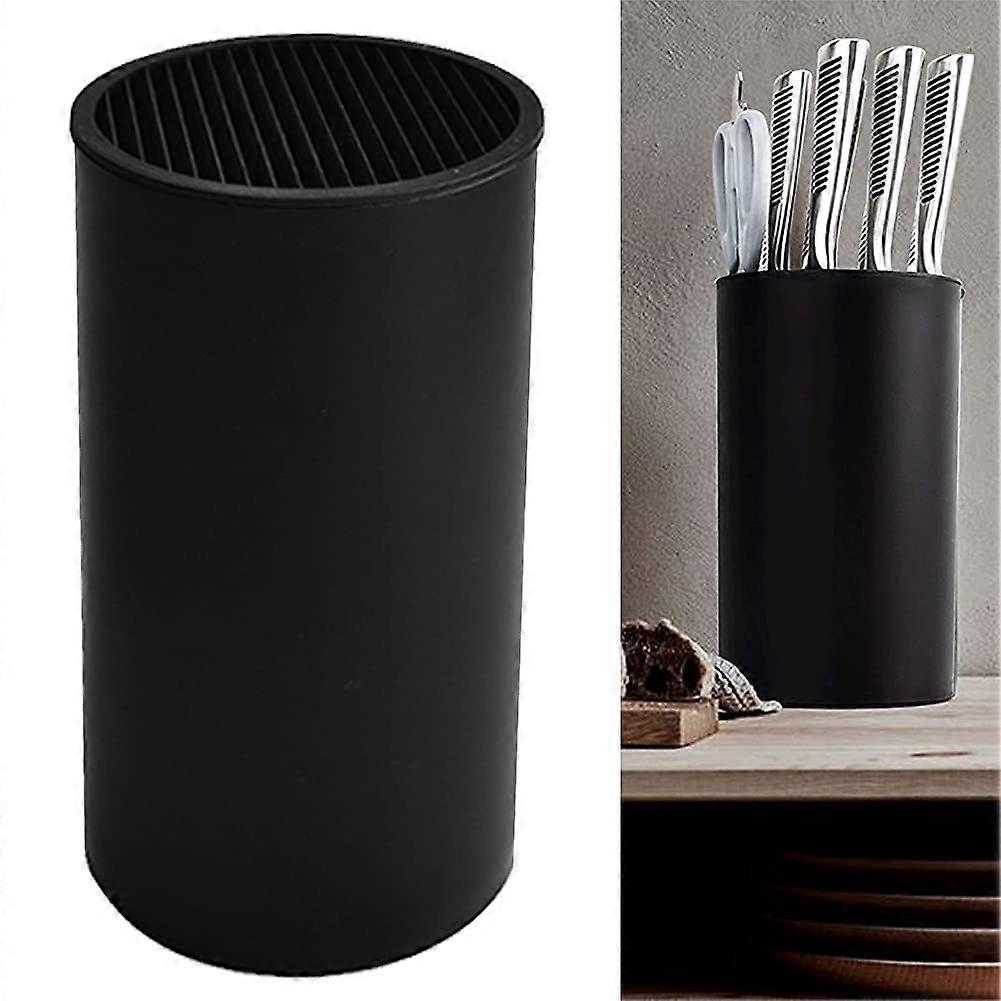 Universal knife holder, round knife block without knives, storage holder to protect the blade and save space.