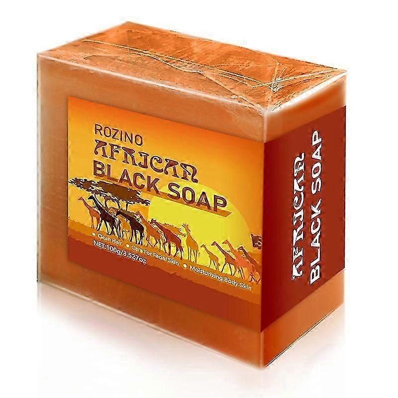 Afrikaanse Zwarte Zeep Gezicht Bad Zeep Diepe Reiniging Exfoliërend Lichaam Hydraterende Behandeling Huidverzorging Afrikaanse Zeep Olie Controlerende Zeep Bar