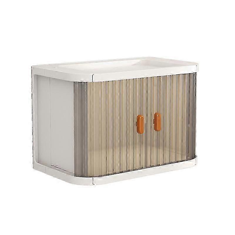 1Pc/2Pcs Storage Box Modern Strong Bearing Capacity Minimalistic Bottom Slot Keep Tidy Storage Multi-ZZY well
