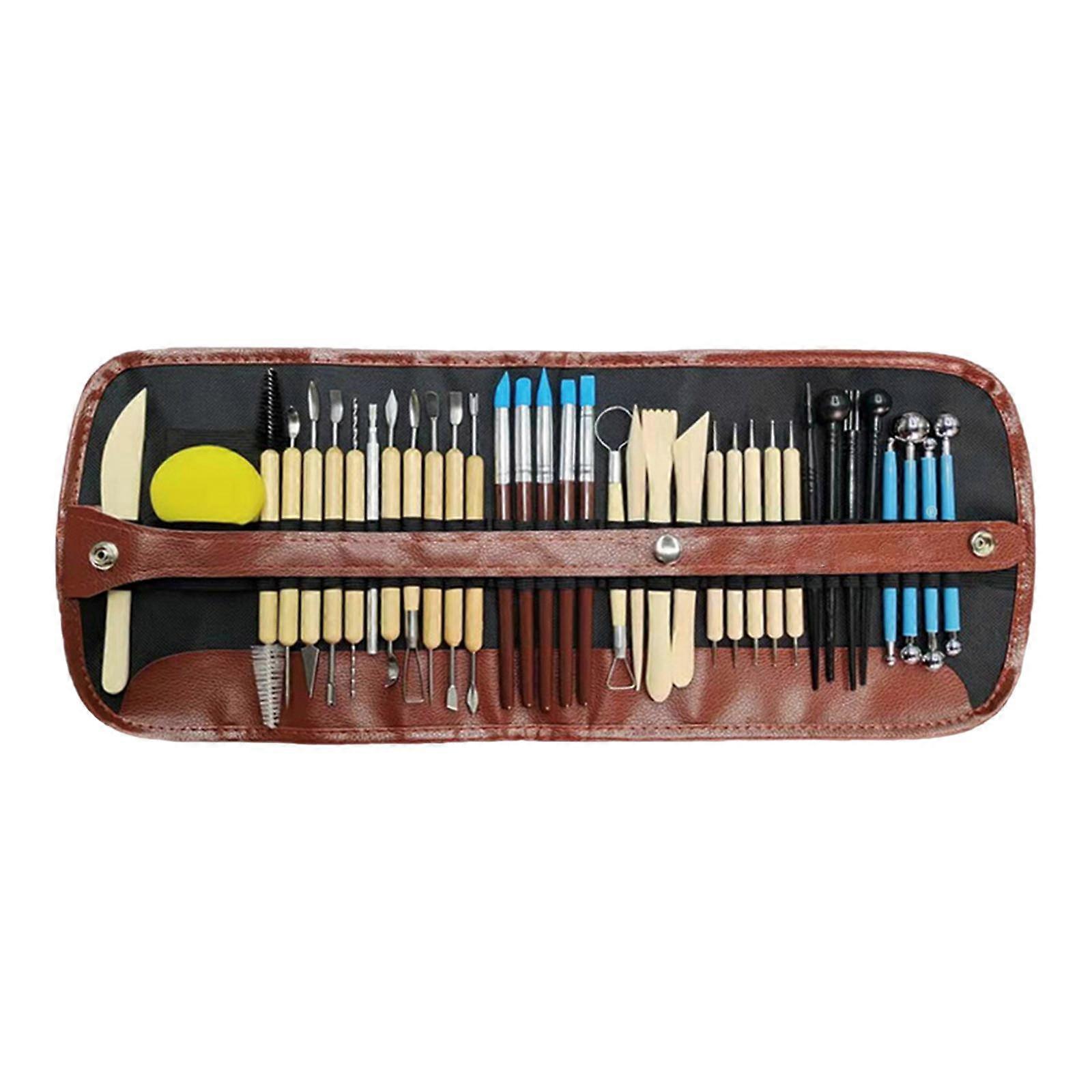 36Pcs Polymer Clay Tools Embossing Shaping DIY Ceramics Clay Sculpting Tools