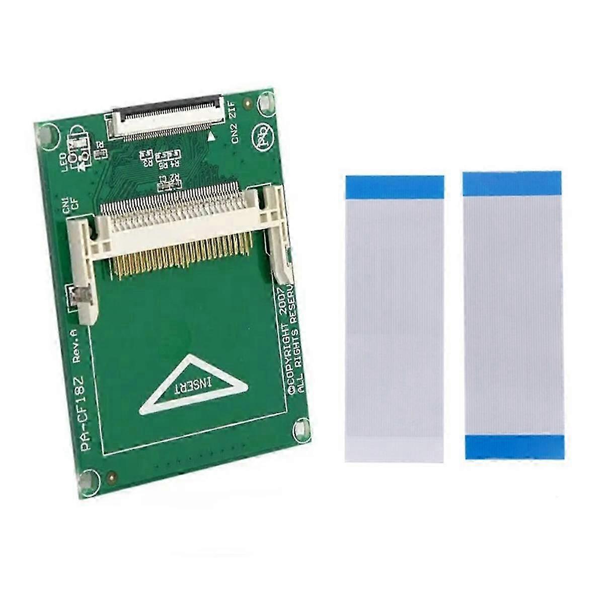 CF Compact Flash Card To 1.8 In ZIF/CE Adapter compatible with Hard Disk Notebook