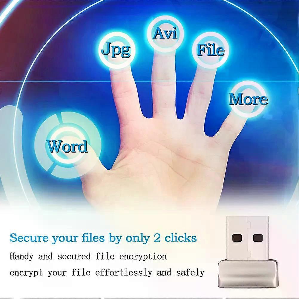 con Lettore di impronte digitali USB per Windows 10 Hello PC Notebook Lock Scanner biometrico