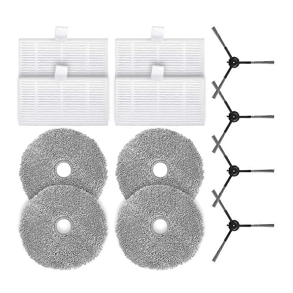 Side Brush, Hepa Filter, Mop Cloth Set, Compatible with 2 Plus U250