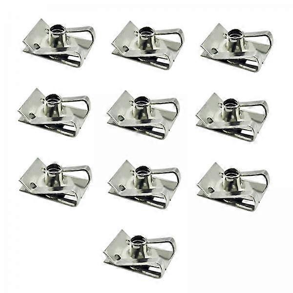 3x10Pcs U Type Clips with Thread U Type Fastener Nut Mounting Clip Panel