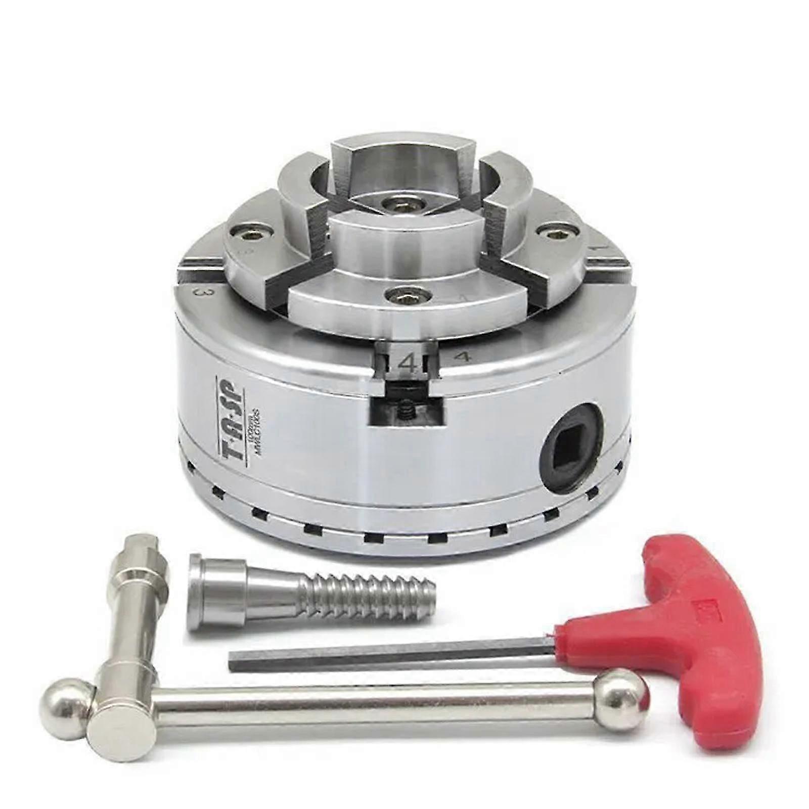 Self-centering Scroll Chuck Thread 4 Jaw Turning Wood Working Diy Lathe 100mm Js
