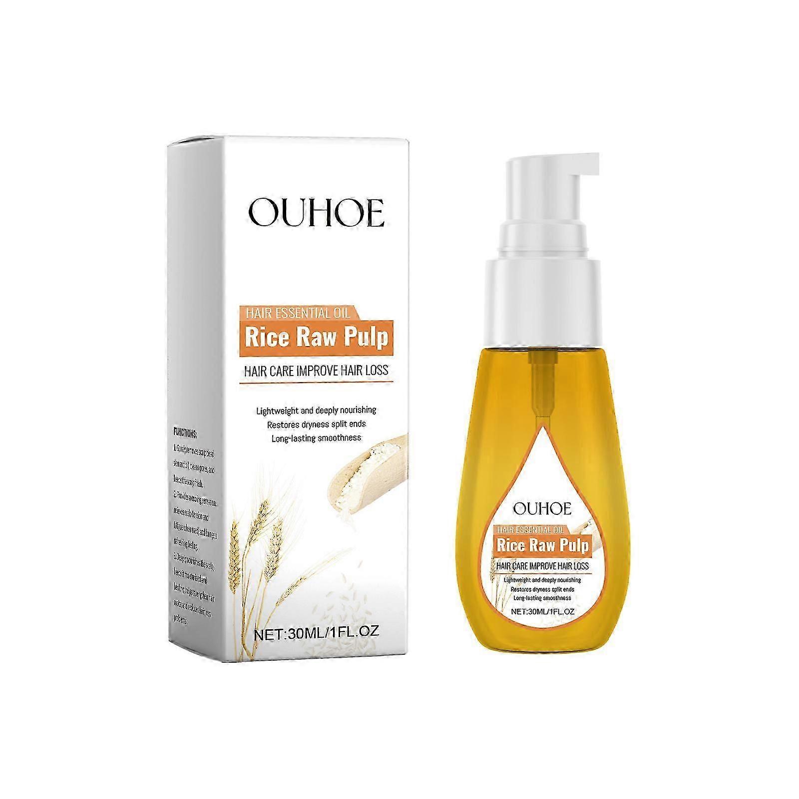 rice washing water hair oil