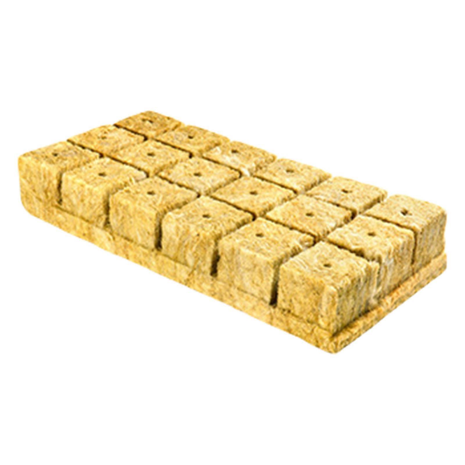 Rock Wool Based Hydroponic Growth Slabs Perfect for Educational Lab and Commercial Nurseries 40x40x40
