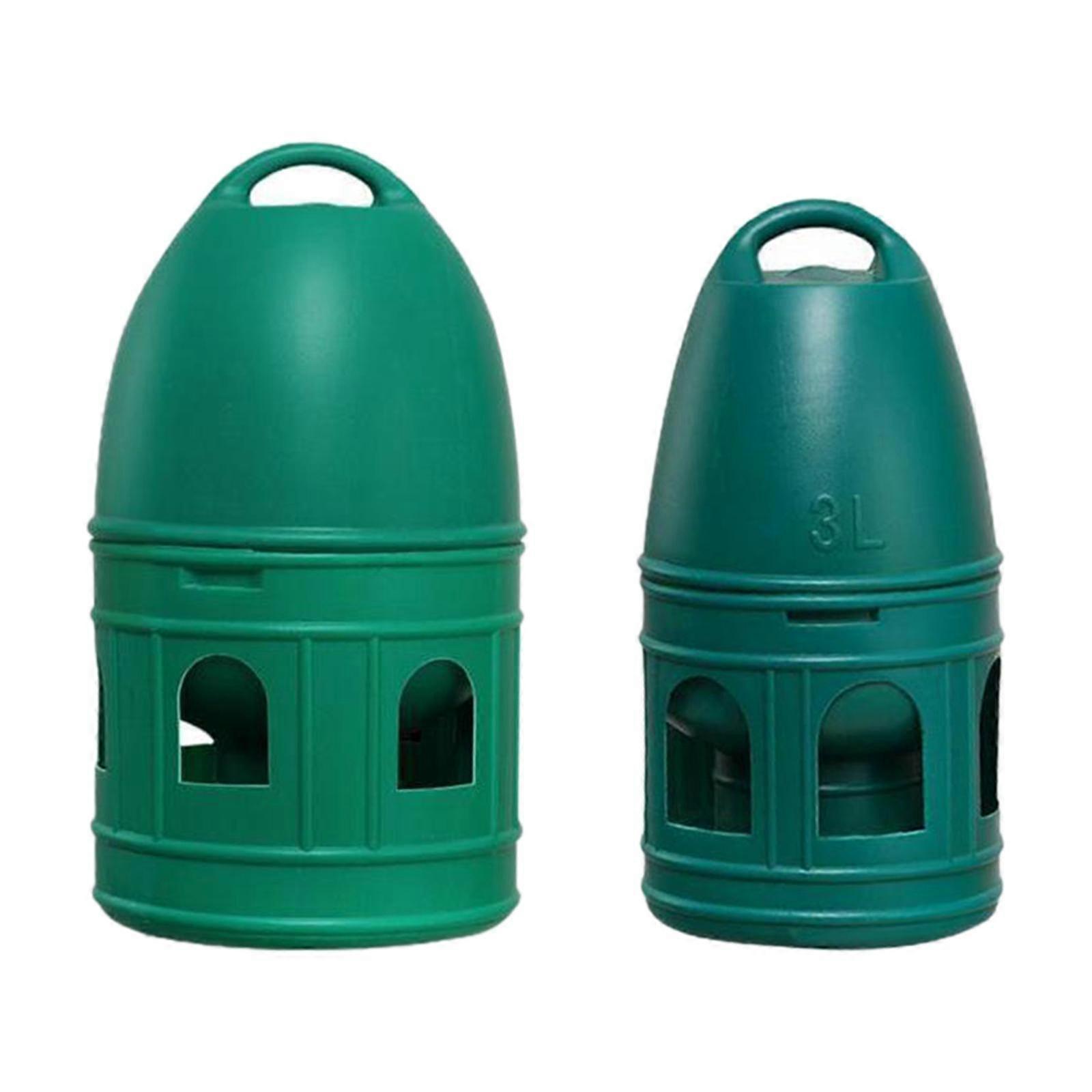 Bird Water Drinker Parakeet Chicken Dove Feeder with Hanging Handle