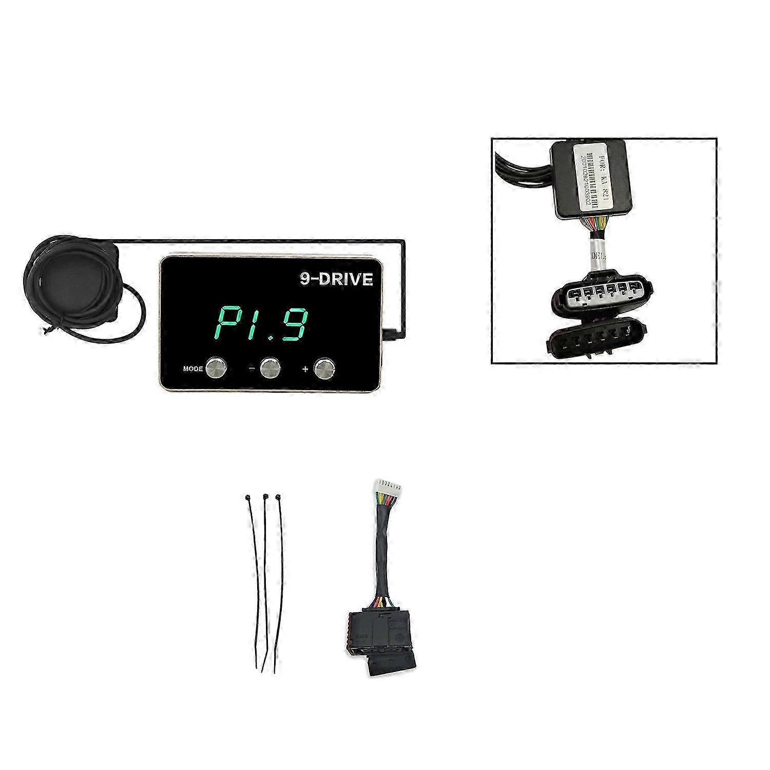 Throttle Response Controller with 9 Driving Modes, Accelerator Booster Car Tuning Accessory (821)
