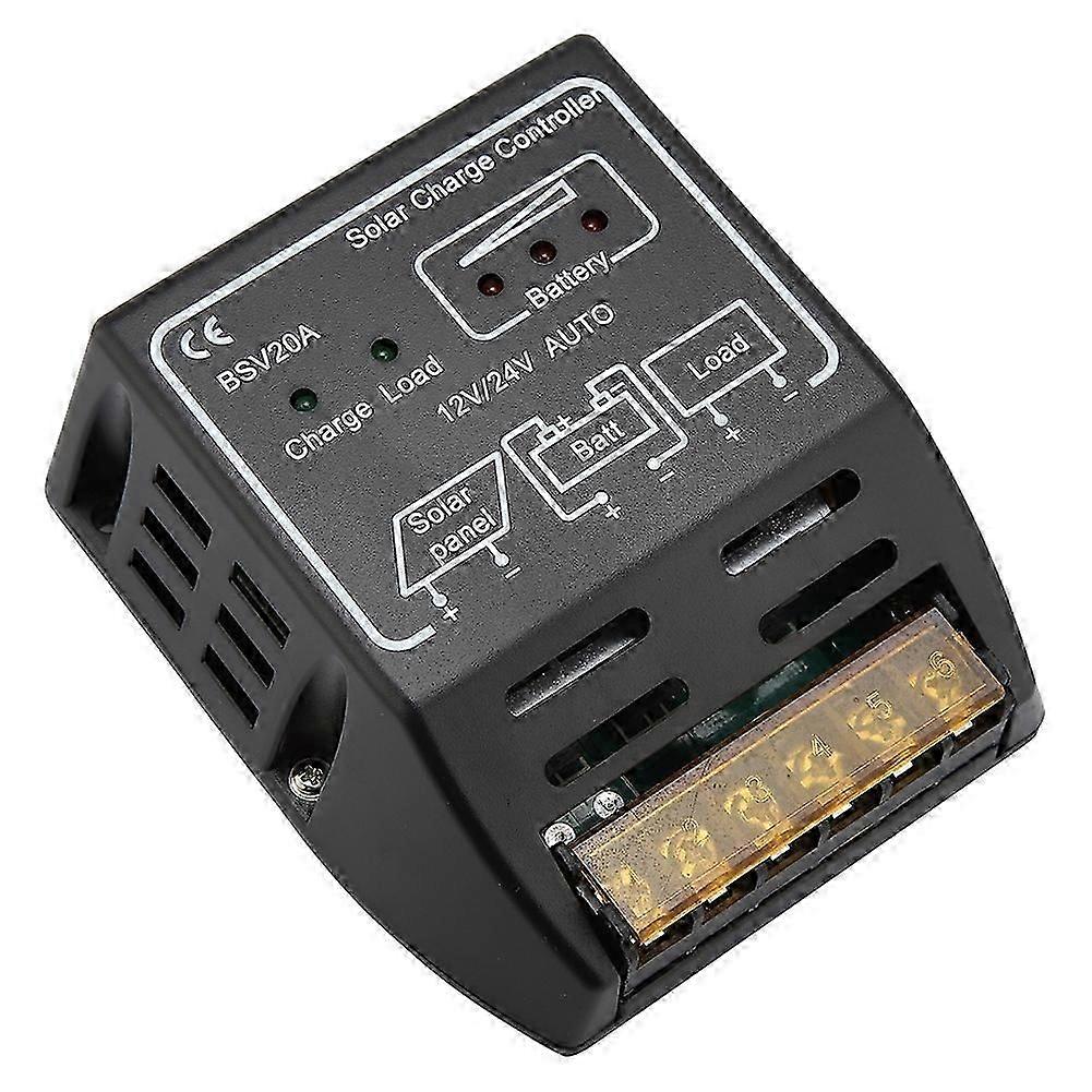 20A 12V/24V Solar Panel Charge Controller Battery Regulator Safe Protection