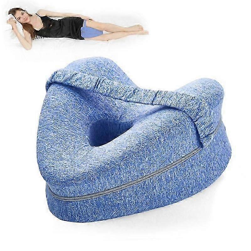 Barsinfi pol Heart Shaped Orthopedic Sleeping Pillow for Legs Wedge Cushion with Knee Support Sciatica Pads Body Cushion