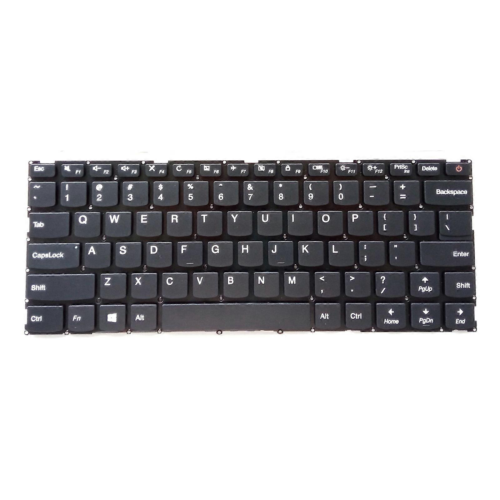 US Layout English Laptop Keyboard For LenonoIdeaPad 110-14 110-14ibr, for w/ Power Switch (optional), Non-Backlit , Blac