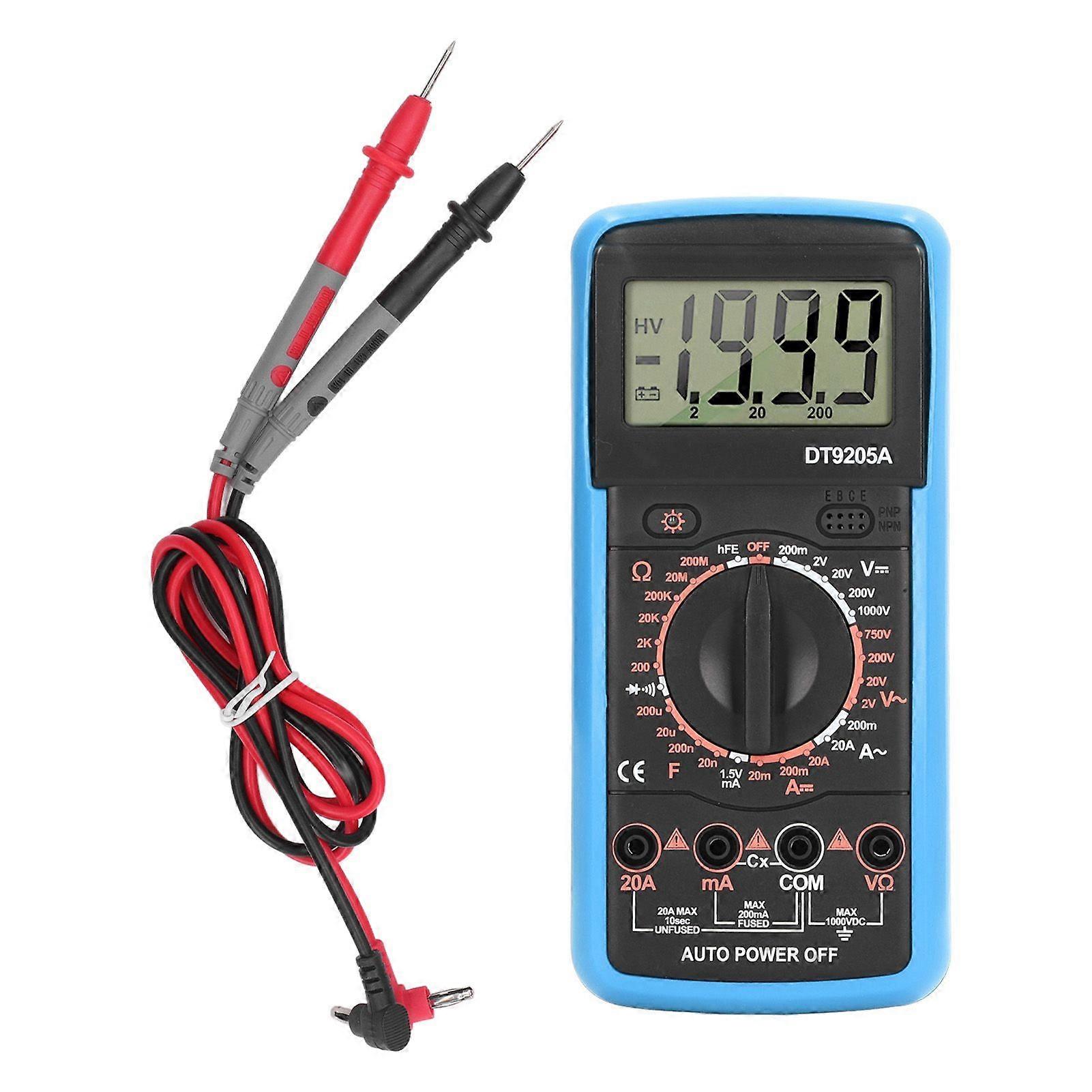 High quality  ANENG DT9205A Multi-function Digital Multimeter (without battery)