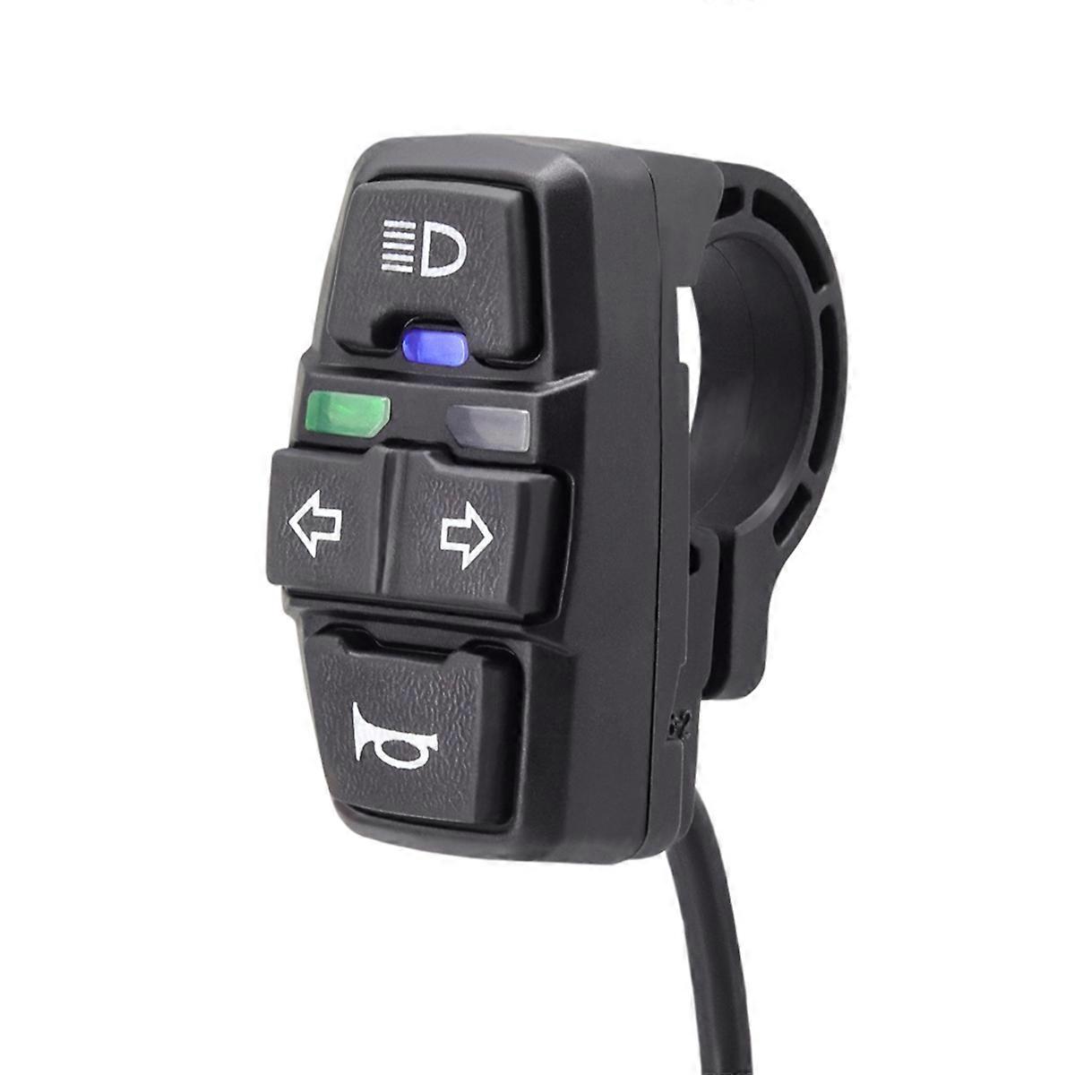 Ebike Light Switch+Horn and Turning Light Switch Scooters,48V