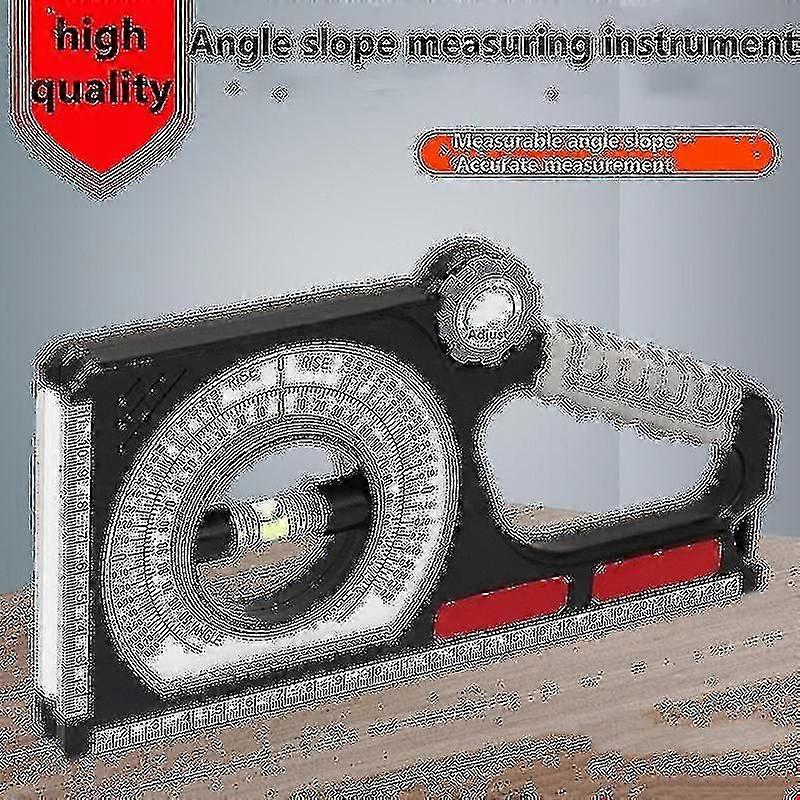 High Precision Angle Slope Measuring Instrument Magnetic Level Bubble Inclinometer Protractor Angle