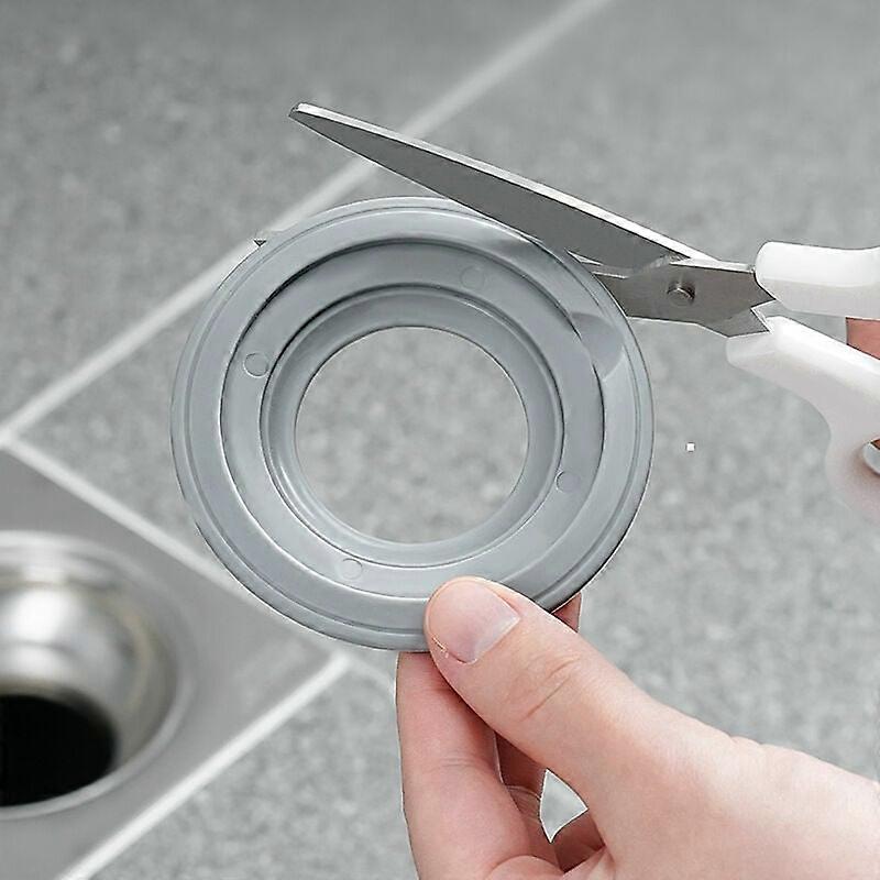 Shower sink check valve, sewer core deodorizing floor drain gasket