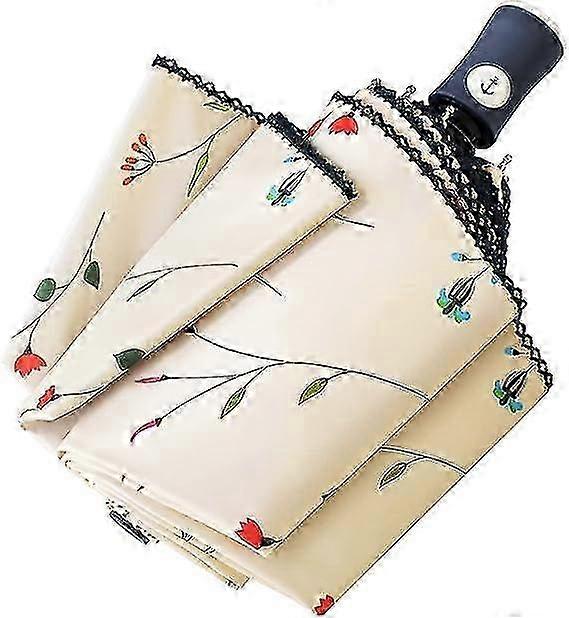 Sun Umbrella Compact Folding Travel Umbrella Auto Open and Close for Windproof