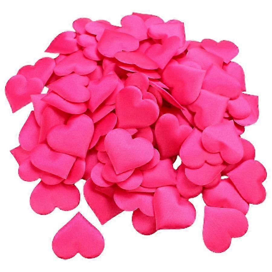 Heart Shaped 3.5CM Red Sponge Confetti (100 Pieces)