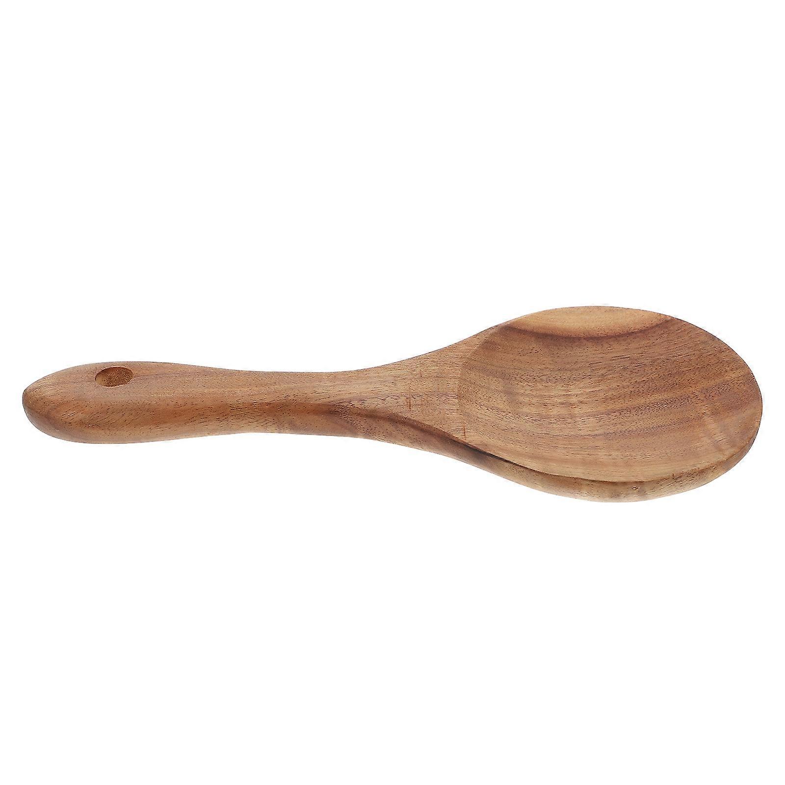 Brown Rice Spoon Made of Synthetic Material for Easy Cleaning and Multipurpose Use 1 Pc