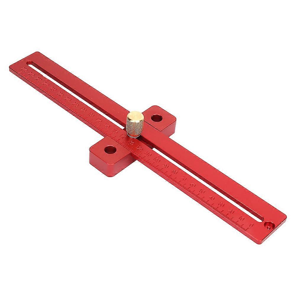 300mmアルミニウム合金スケールウッドメジャー定規-直線用木工&描画ツール