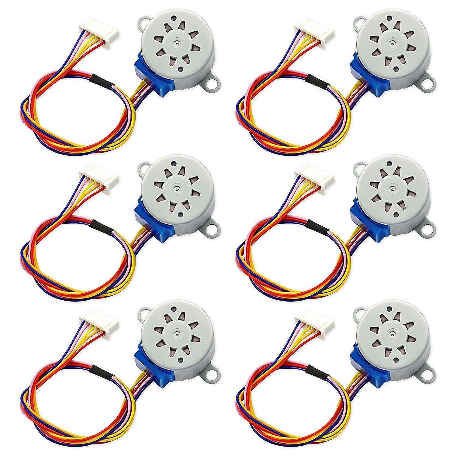DC 12V 28BYJ-48 Valve Stepper Motor 4-Phase Geared Unipolar Arduino Compatible 6 Pieces