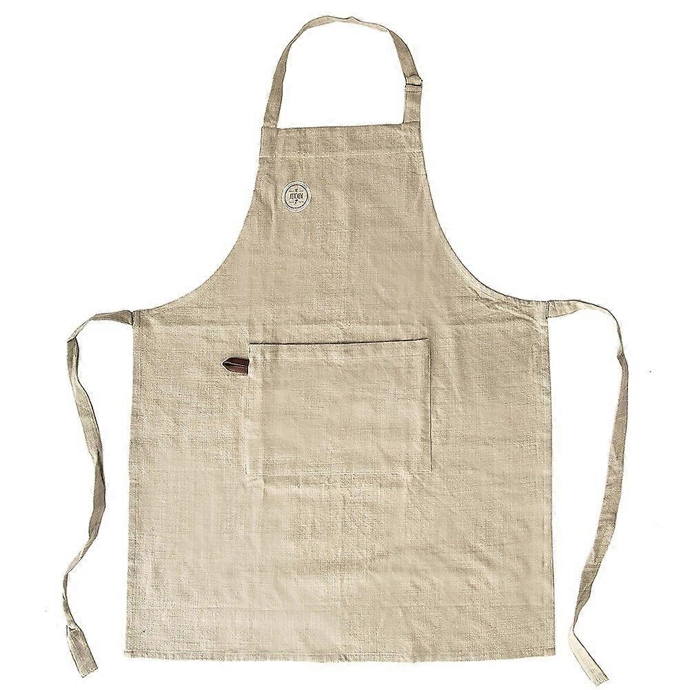 Cotton kitchen apron tied GREEN