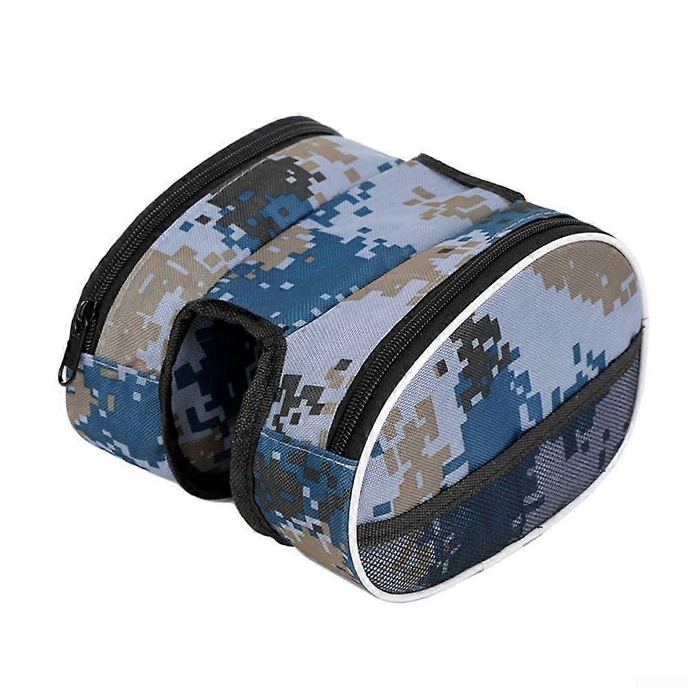 Polyester Bicycle Bag with Reflective Strip, Practical and Safe Bicycle Accessories (Camo 1)