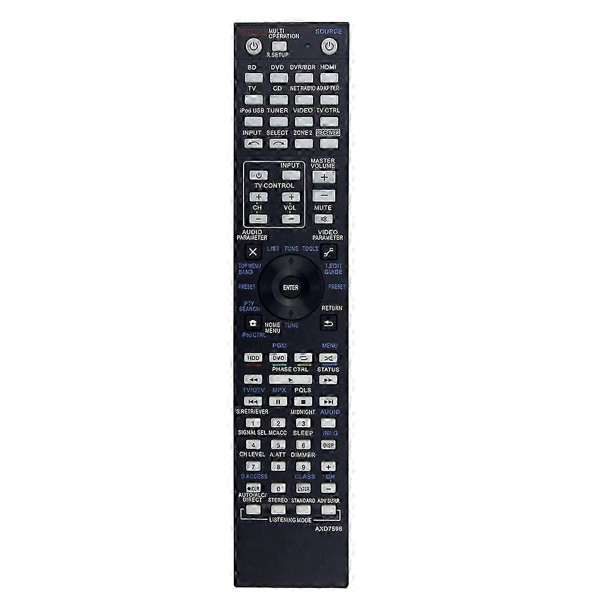 Télécommande Pioneer AXD7596 pour VSX-72TXV VSX-1020-K SC-27 AXD7539 AXD7540 VSX-11 AXD7725