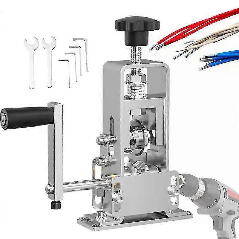 Wire Stripper Manual Rotary Wire Stripping Tool 1-25mm Cable Cutting Machines Professional Wire Stripper with Hand Crank 2025