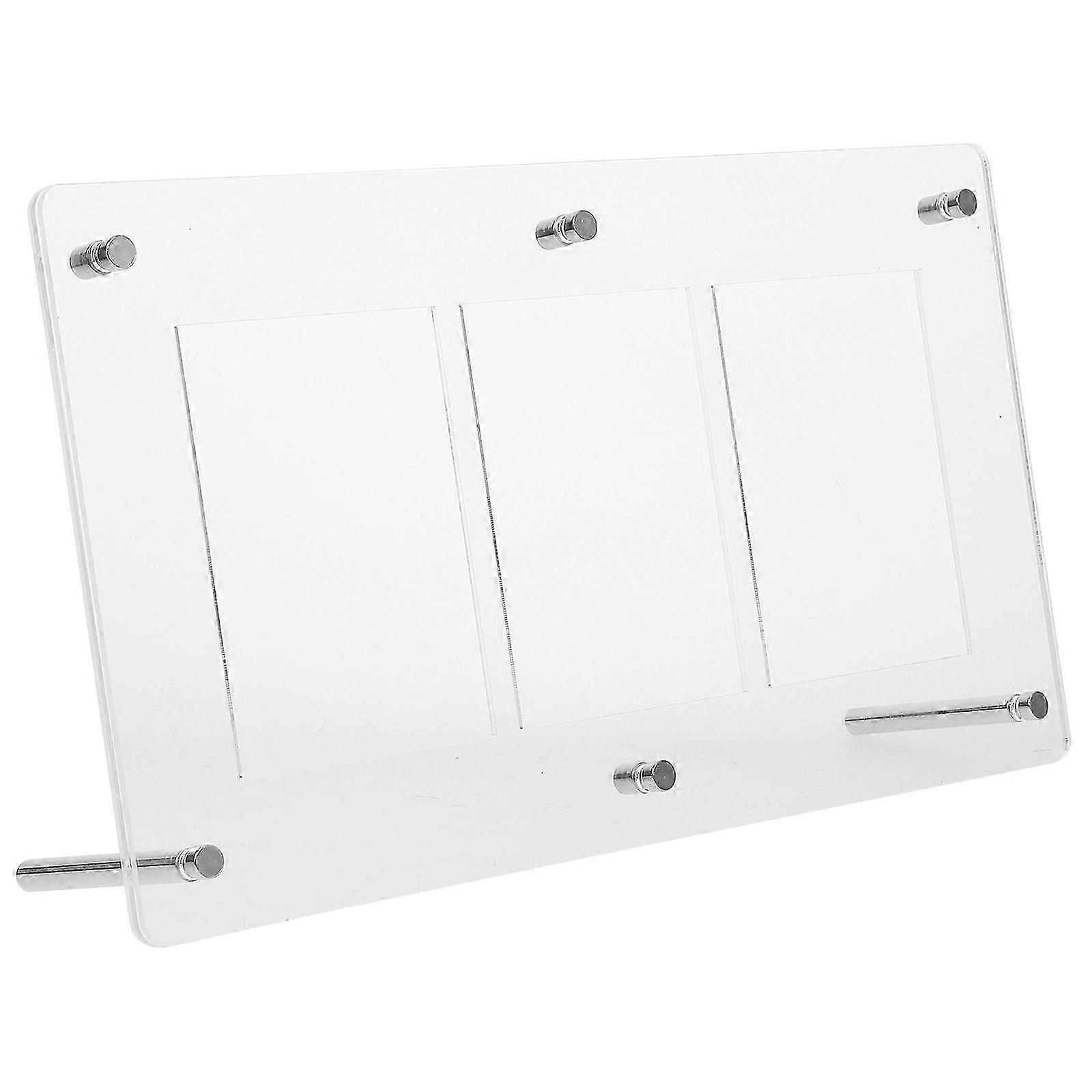 Game Card Display Organizer Clear Acrylic Stand for Trading Cards