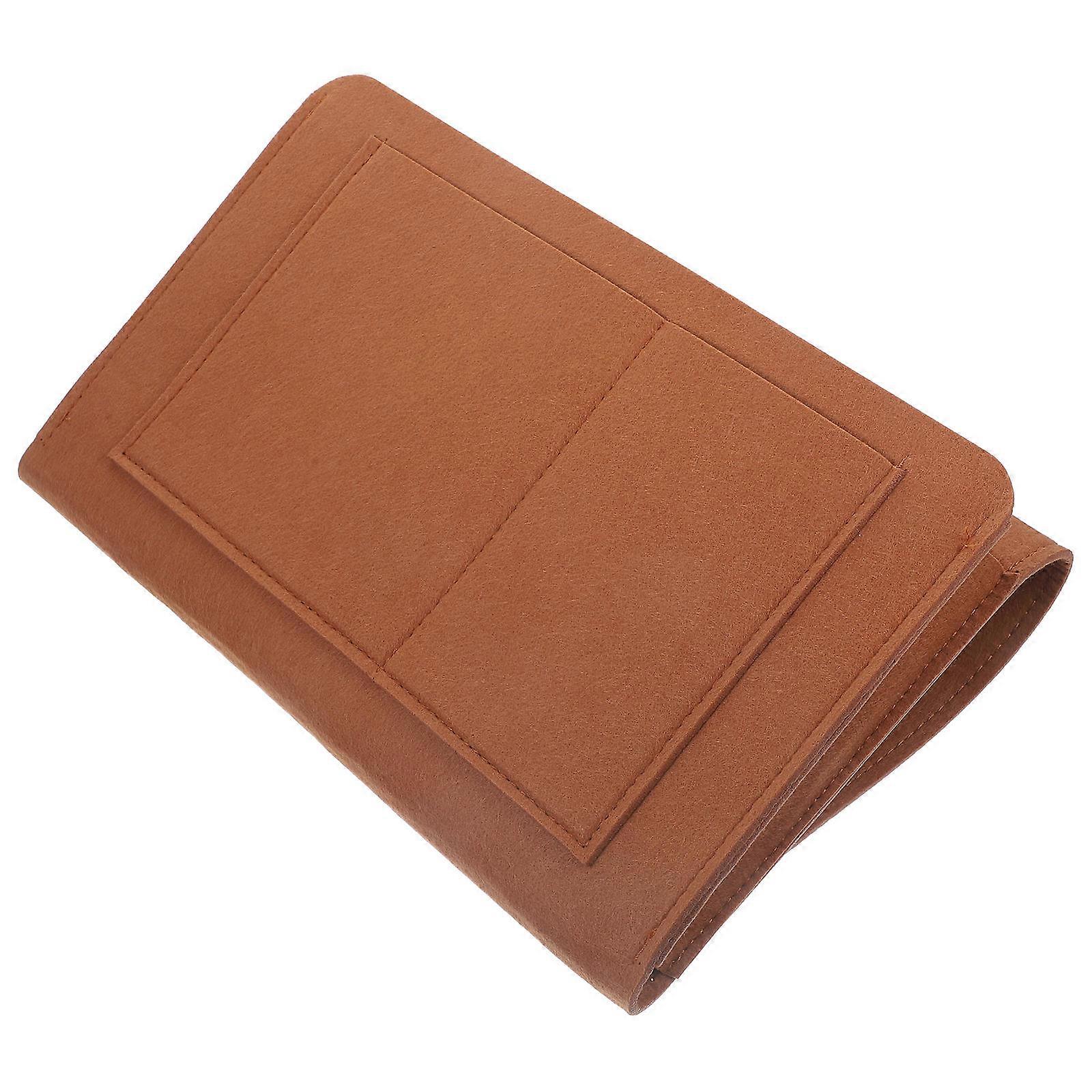 Sofa Bedside Storage Felt Bedside Pouch Rectangular Hanging Bed Organizer 1Pack