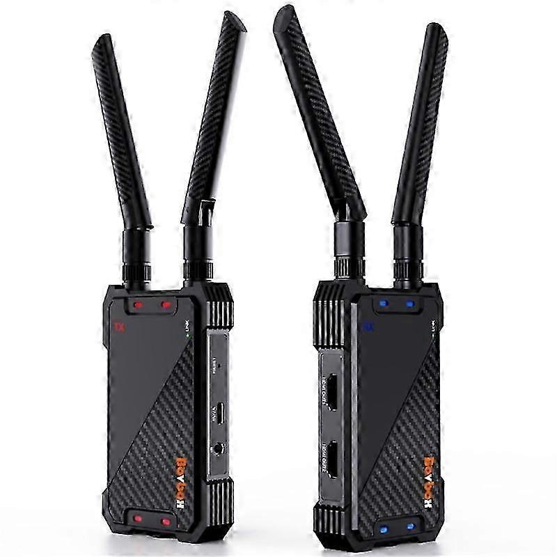 (Uk Plug) Bovbox 081 400m Range 1080p Hd Video Transmitter Receiver Use Wireless Hdmi Extender