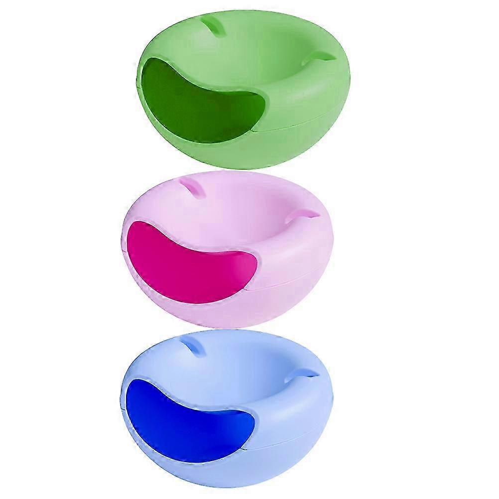 Atıştırmalıklar, şekerler veya telefon için 3 adet çok fonksiyonlu saklama kutusu - 21.5x21.5cm