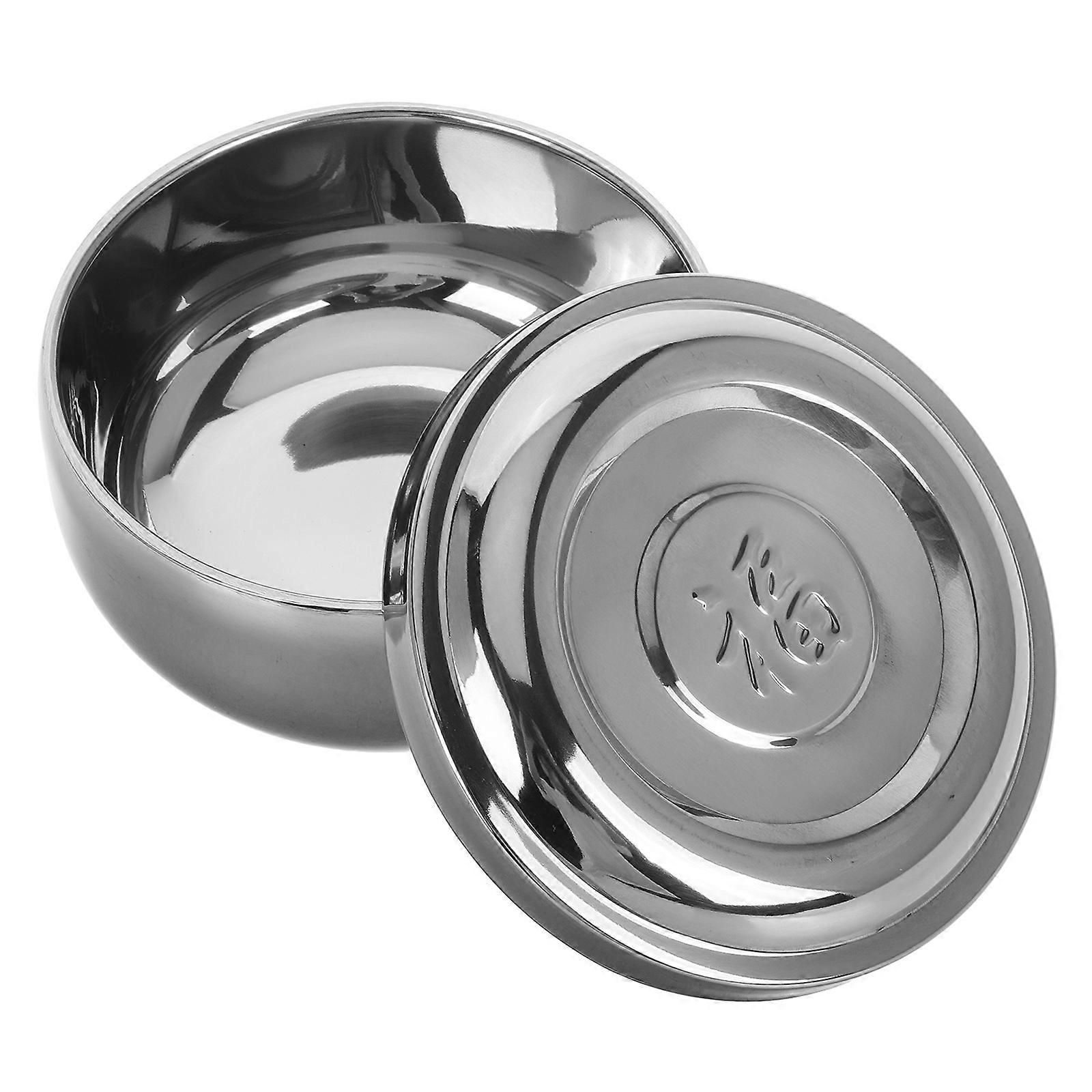 Stainless Steel Korean Rice Bowl Heat-Resistant for Households and Restaurant Users 1Set
