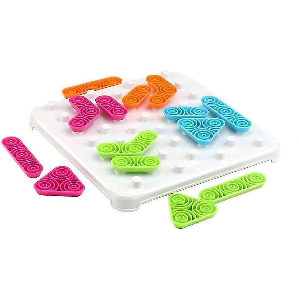 Plastic Board Chess Game Toys DIY Logical Brain Teaser Educational Learning