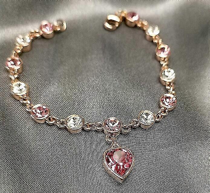 Hart Kristallen Armband Set