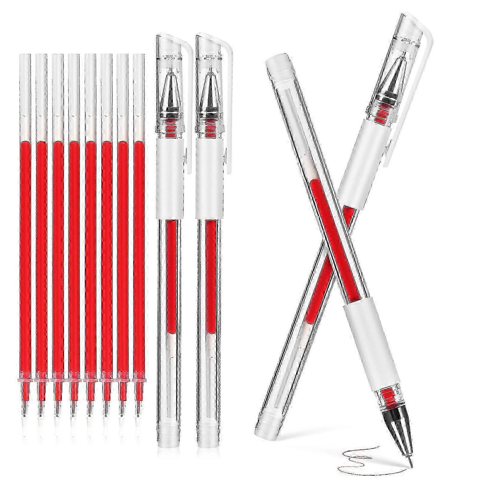 4 Pcs Skin Marker Pens for Eyebrow Mapping and Multi-functional Tattoos with Refills