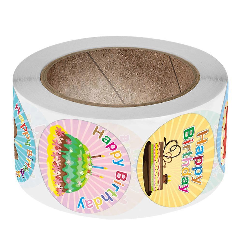 Creative Birthday Label Stickers Decorative Stickers for Party Favors, Bottles, Notebooks, and Candy Bags
