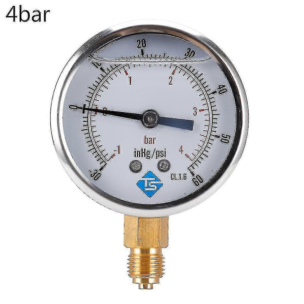 Ο κενός πυθμένας μετρητών πίεσης 1/4 Bspt κενός συνδέει για το αέριο πετρελαίου νερού