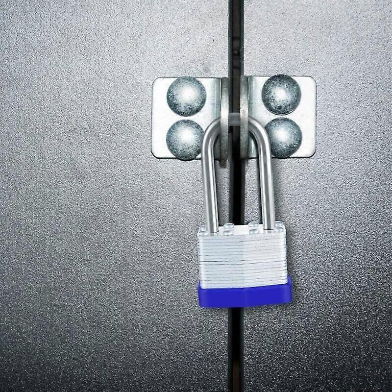 2-Pack 40mm Laminated Steel Outdoor Padlocks, High Security, Waterproof