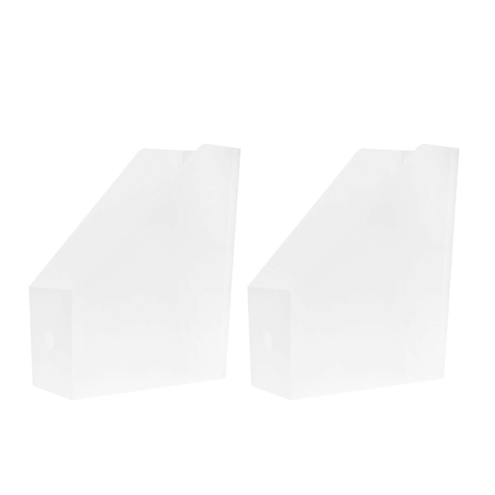Transparent Magazine Holders   Multi Functional Desktop File Organizers for Home and Office Document Storage